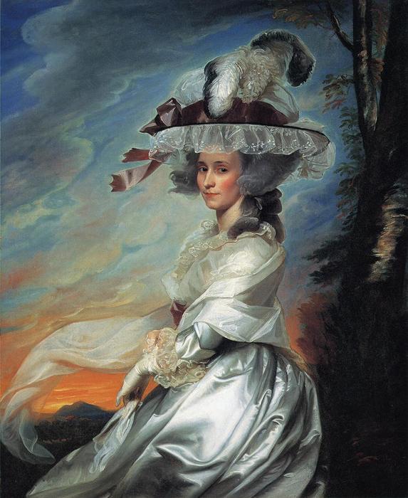 WikiOO.org - Enciclopedia of Fine Arts - Pictura, lucrări de artă John Singleton Copley - Mrs. Daniel Denison Rogers (Abigail Bromfield)