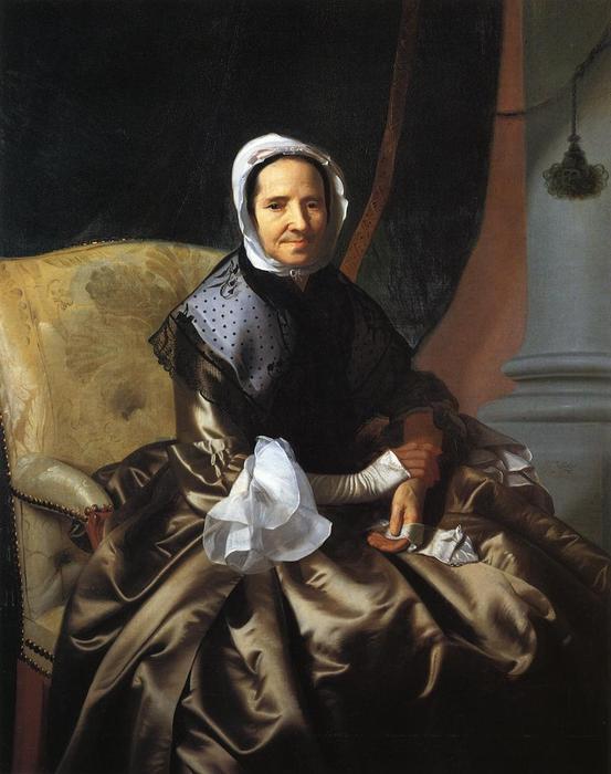 WikiOO.org - Encyclopedia of Fine Arts - Maľba, Artwork John Singleton Copley - Mrs. Thomas Boylston (Sarah Morecock)