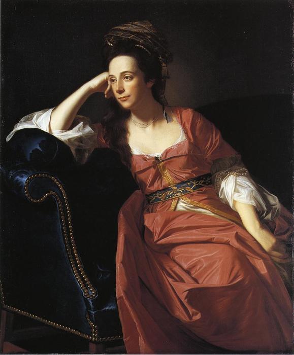 Wikioo.org - The Encyclopedia of Fine Arts - Painting, Artwork by John Singleton Copley - Mrs. Thomas Gage (Margaret Kemble)