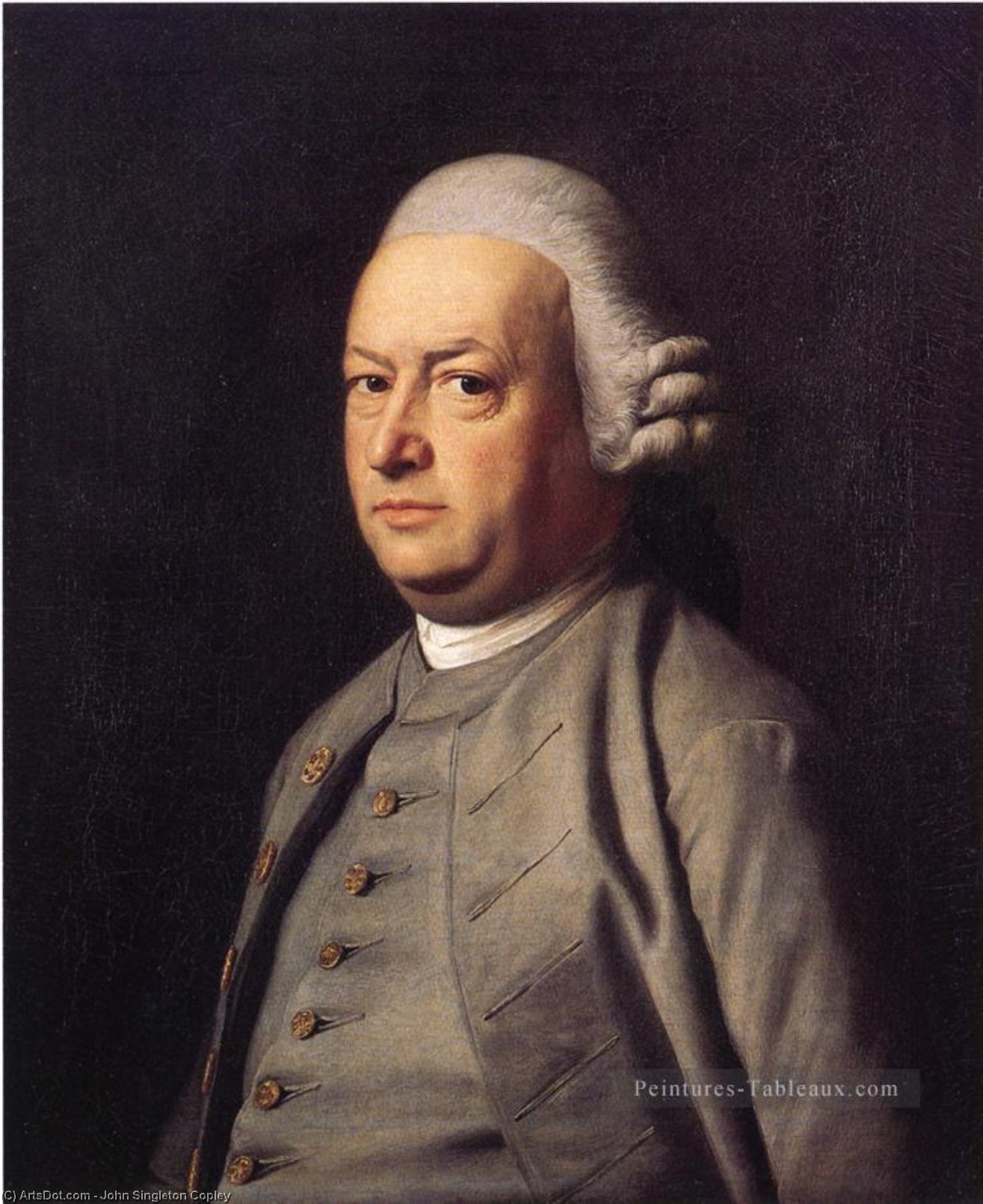 WikiOO.org - Güzel Sanatlar Ansiklopedisi - Resim, Resimler John Singleton Copley - Portrait of Thomas Flucker