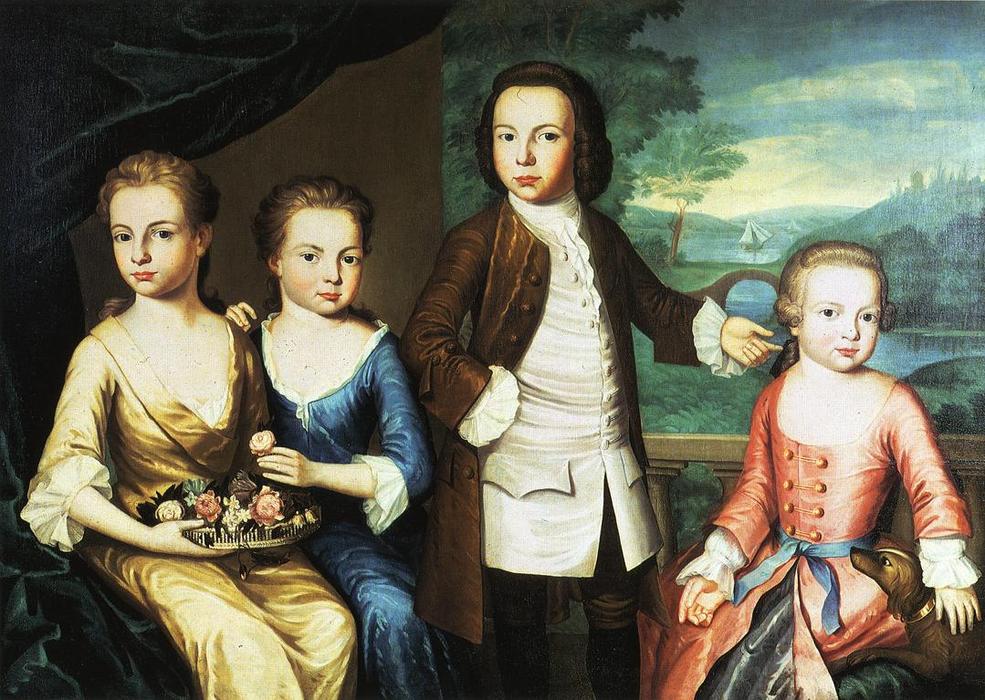 WikiOO.org - Encyclopedia of Fine Arts - Lukisan, Artwork John Singleton Copley - The Gore Children