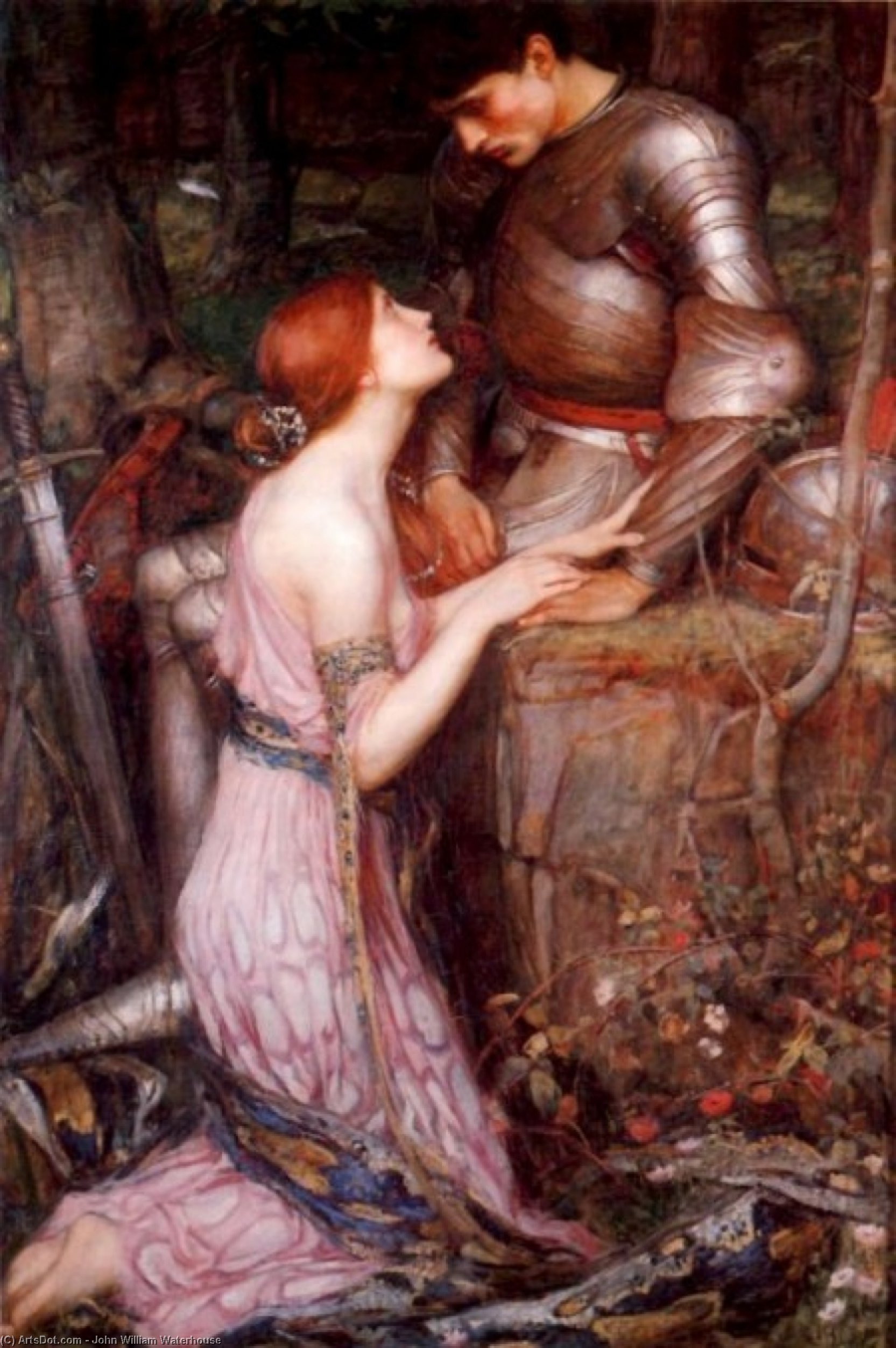 Wikioo.org - The Encyclopedia of Fine Arts - Painting, Artwork by John William Waterhouse - Knight