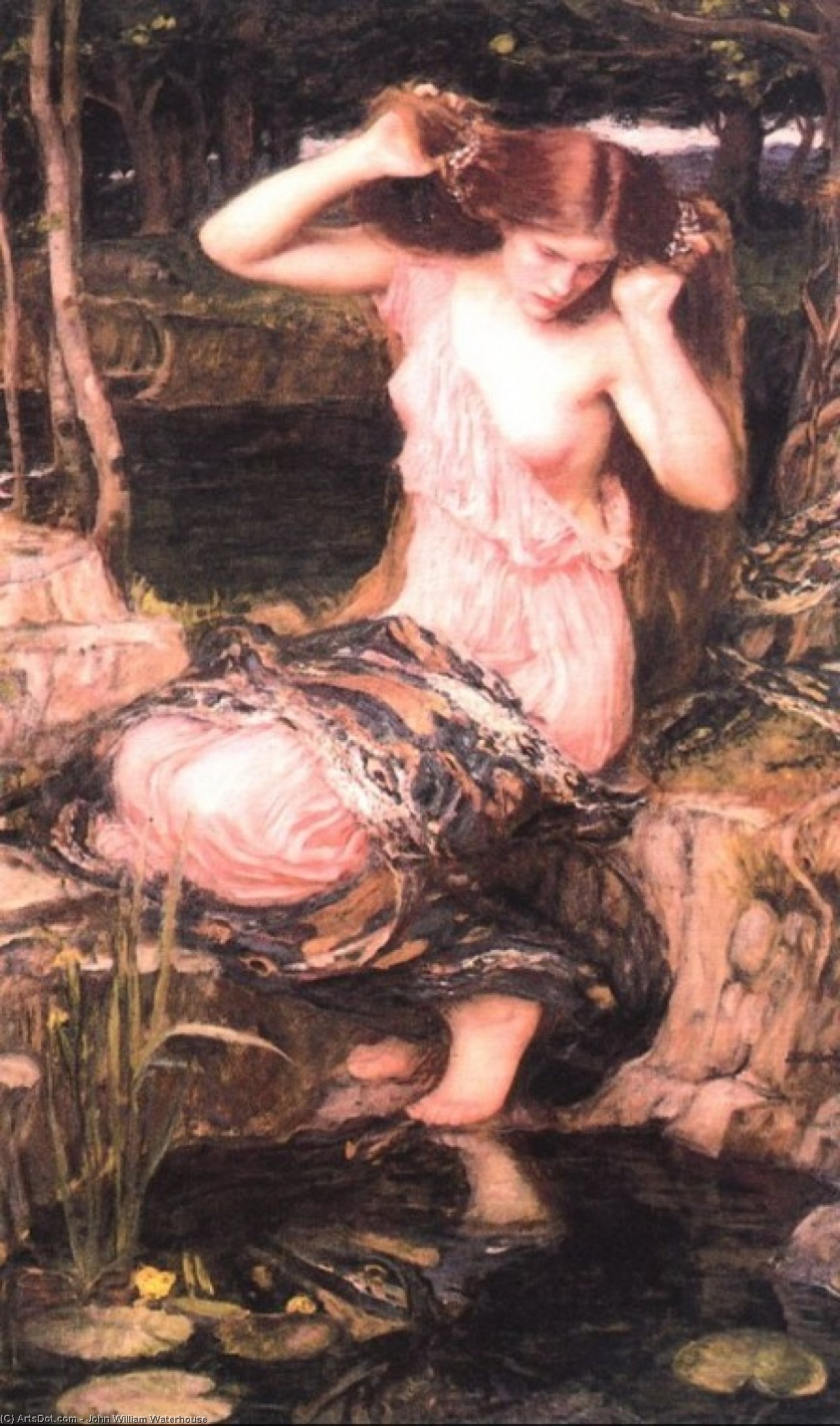 Wikioo.org – L'Enciclopedia delle Belle Arti - Pittura, Opere di John William Waterhouse - Lamia 2