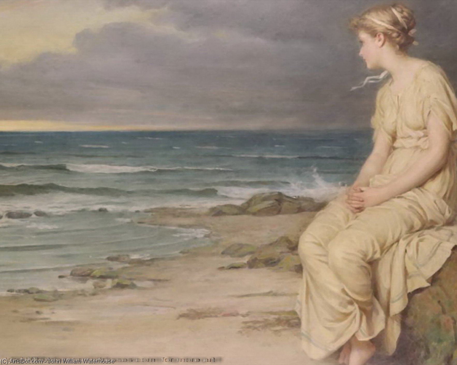 Wikioo.org - The Encyclopedia of Fine Arts - Painting, Artwork by John William Waterhouse - Miranda