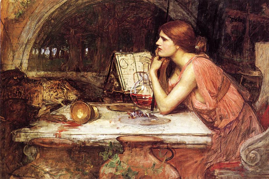 Wikioo.org - The Encyclopedia of Fine Arts - Painting, Artwork by John William Waterhouse - Sketch of Circe
