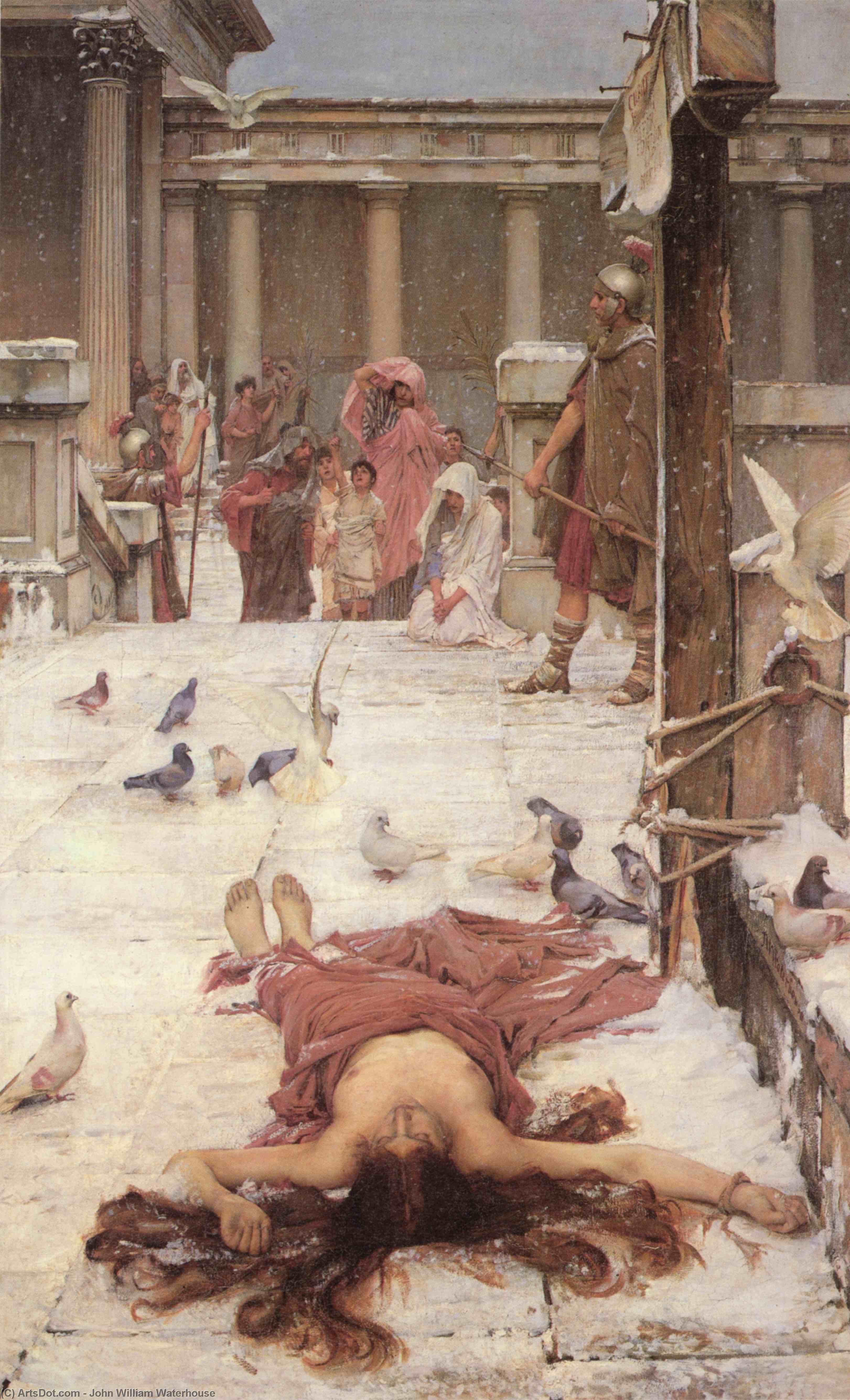 Wikioo.org - The Encyclopedia of Fine Arts - Painting, Artwork by John William Waterhouse - St Eulalia