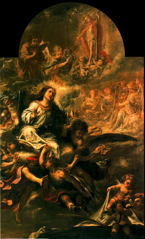WikiOO.org - Encyclopedia of Fine Arts - Maleri, Artwork Juan De Valdés Leal - La Asunción de la Vírgen