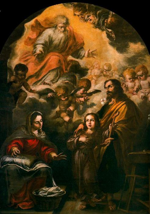 WikiOO.org - Encyclopedia of Fine Arts - Lukisan, Artwork Juan De Valdés Leal - Sagrada Familia