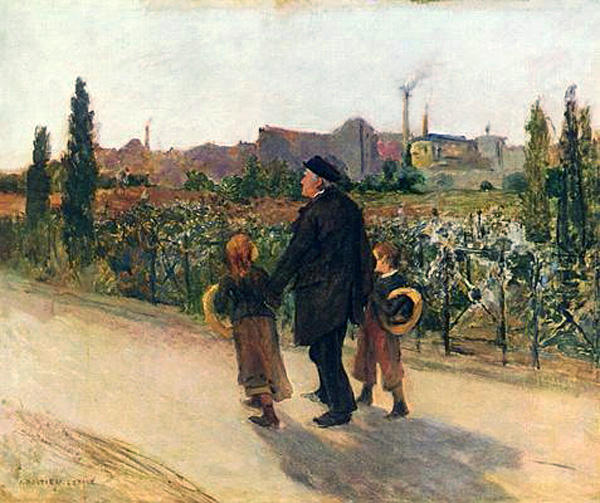 WikiOO.org - Encyclopedia of Fine Arts - Maalaus, taideteos Jules Bastien Lepage - All Souls' Day