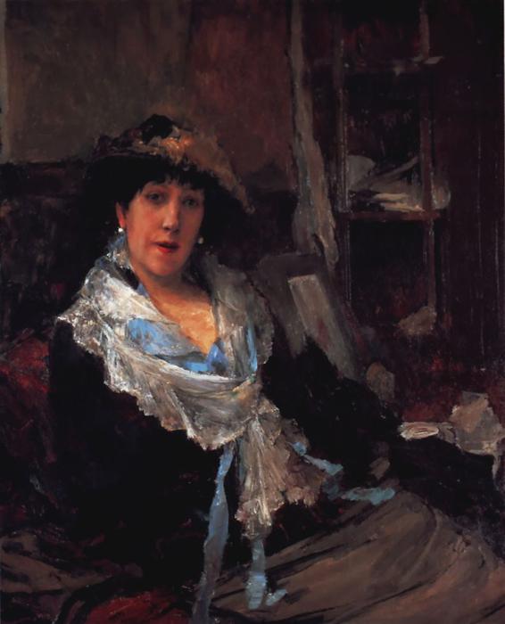 WikiOO.org - אנציקלופדיה לאמנויות יפות - ציור, יצירות אמנות Jules Bastien Lepage - Lady