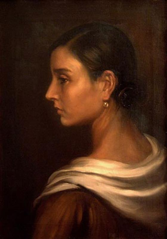 WikiOO.org - Encyclopedia of Fine Arts - Maalaus, taideteos Julio Romero De Torres - Carmen 1