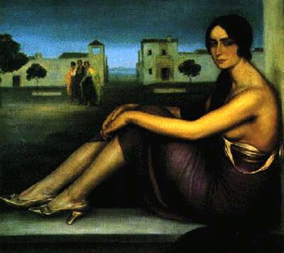WikiOO.org - Encyclopedia of Fine Arts - Maalaus, taideteos Julio Romero De Torres - Conchita Torres