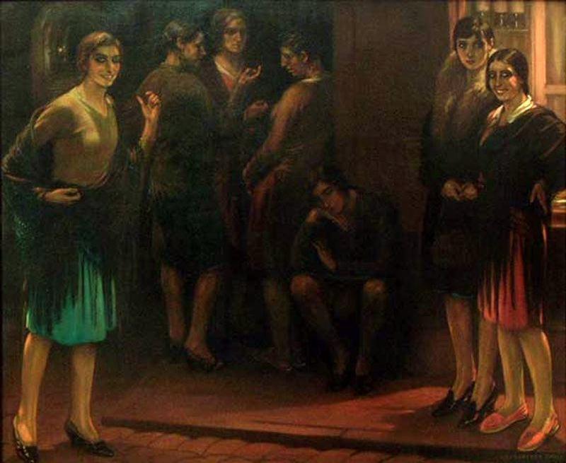 Wikioo.org – L'Enciclopedia delle Belle Arti - Pittura, Opere di Julio Romero De Torres - Nocturno