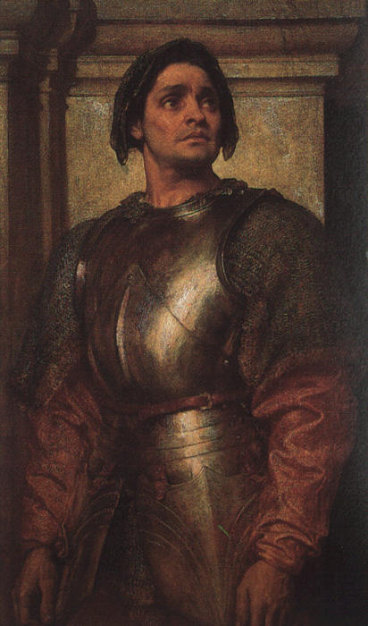 WikiOO.org - 백과 사전 - 회화, 삽화 Lord Frederic Leighton - A Condottiere