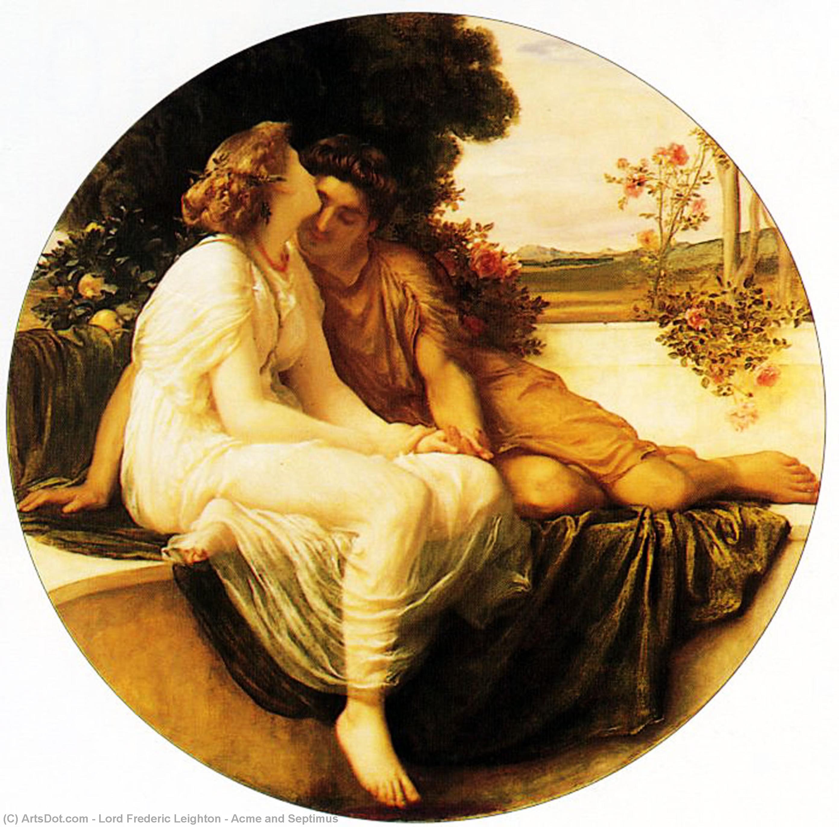Wikioo.org - The Encyclopedia of Fine Arts - Painting, Artwork by Lord Frederic Leighton - Acme and Septimus