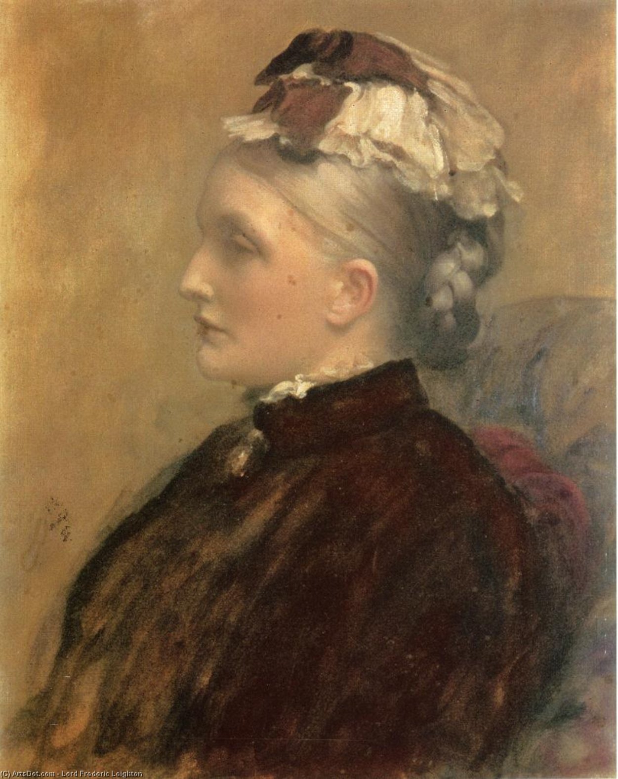 WikiOO.org - Енциклопедия за изящни изкуства - Живопис, Произведения на изкуството Lord Frederic Leighton - Alexandra Leighton (Mrs. Sutherland Orr)