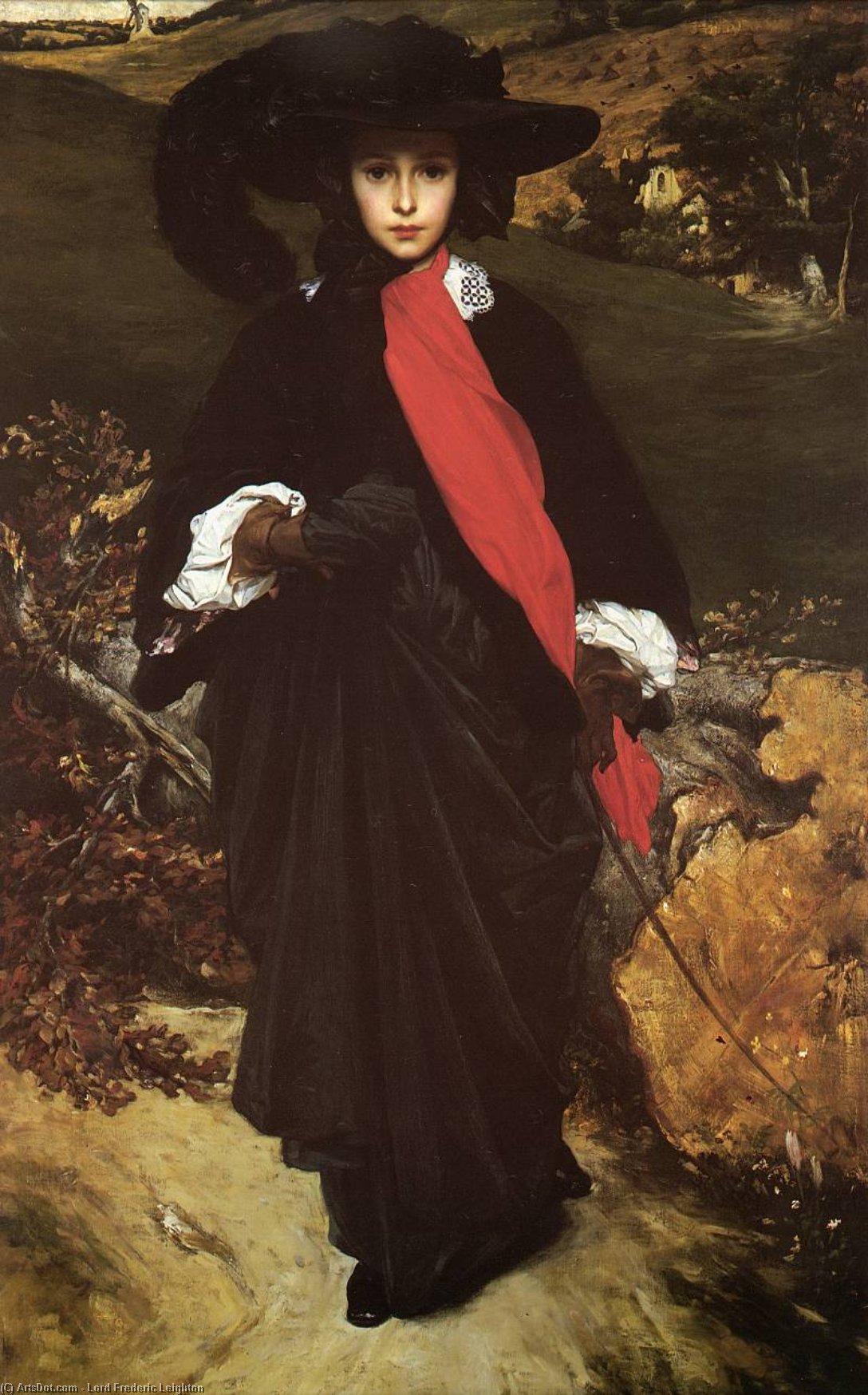 WikiOO.org - Encyclopedia of Fine Arts - Lukisan, Artwork Lord Frederic Leighton - May Sartoris