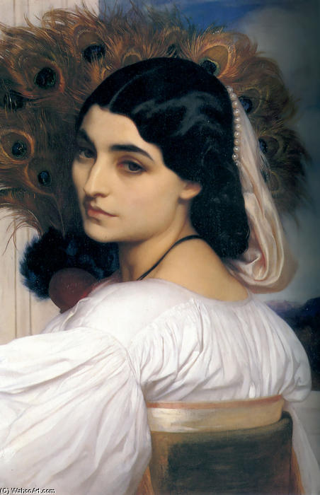Wikioo.org - The Encyclopedia of Fine Arts - Painting, Artwork by Lord Frederic Leighton - Pavonia