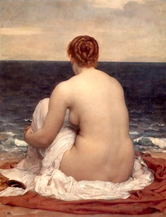 WikiOO.org - Encyclopedia of Fine Arts - Maleri, Artwork Lord Frederic Leighton - Psamathe