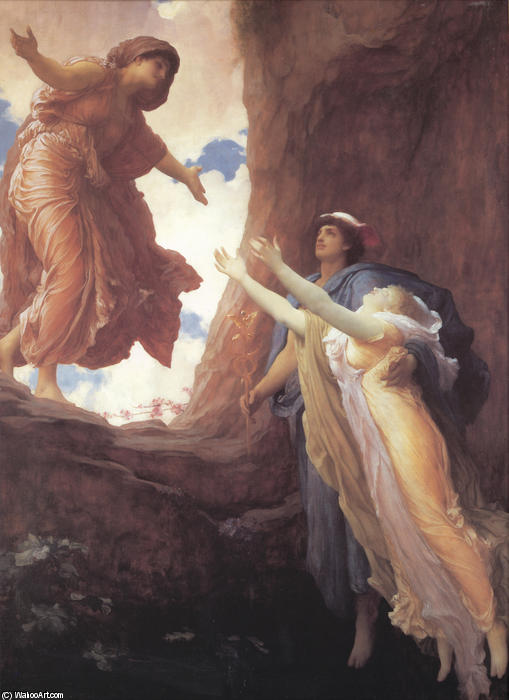 WikiOO.org - Encyclopedia of Fine Arts - Schilderen, Artwork Lord Frederic Leighton - Return of Persephone