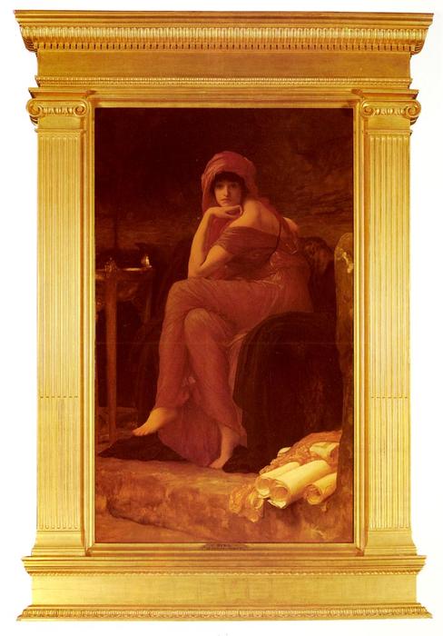 Wikioo.org - The Encyclopedia of Fine Arts - Painting, Artwork by Lord Frederic Leighton - Sibyl