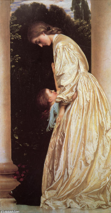 Wikioo.org - The Encyclopedia of Fine Arts - Painting, Artwork by Lord Frederic Leighton - Sisters