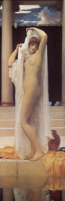 Wikioo.org - The Encyclopedia of Fine Arts - Painting, Artwork by Lord Frederic Leighton - The Bath of Psyche