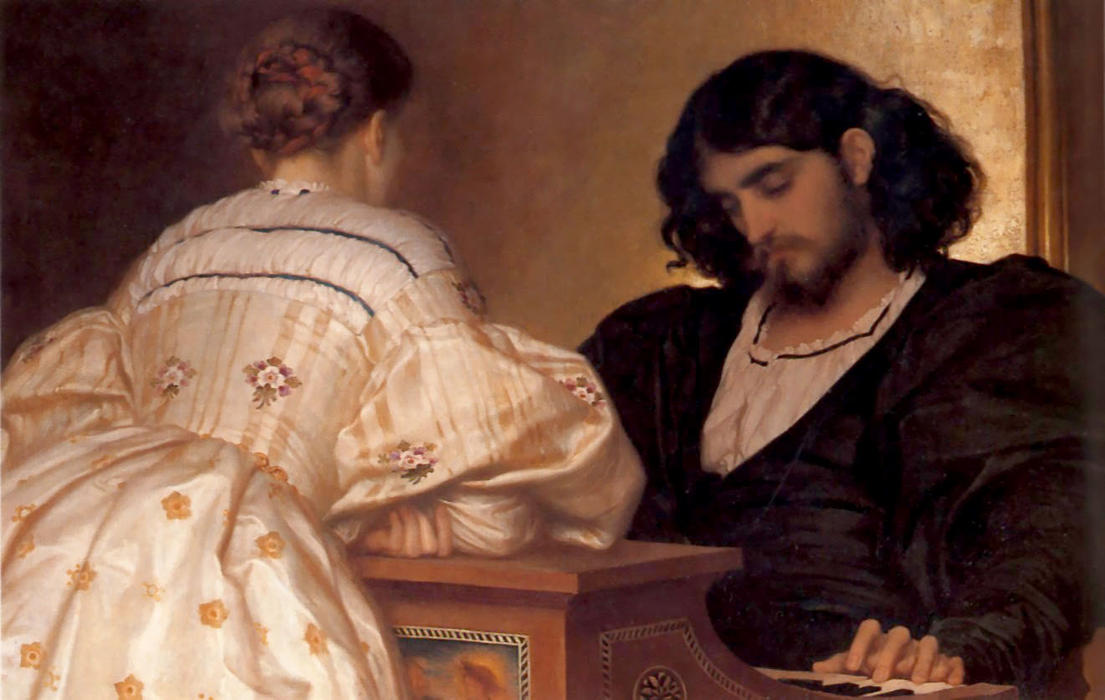 WikiOO.org - Енциклопедия за изящни изкуства - Живопис, Произведения на изкуството Lord Frederic Leighton - The Golden Hours