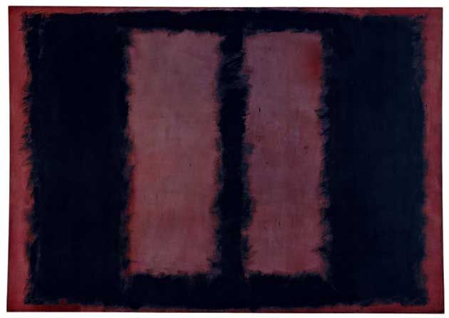Wikioo.org - The Encyclopedia of Fine Arts - Painting, Artwork by Mark Rothko (Marcus Rothkowitz) - Black and Maroon