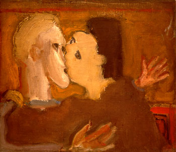 Wikioo.org - The Encyclopedia of Fine Arts - Painting, Artwork by Mark Rothko (Marcus Rothkowitz) - Couple Kissing