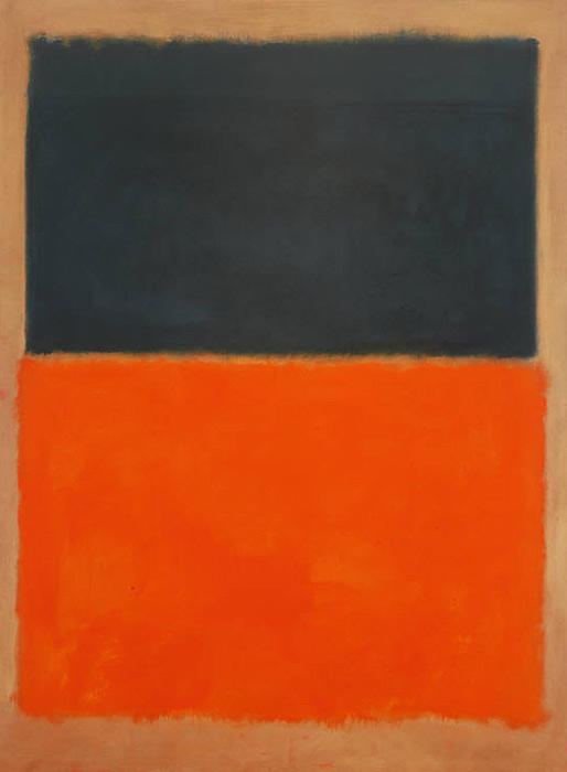 Wikioo.org - The Encyclopedia of Fine Arts - Painting, Artwork by Mark Rothko (Marcus Rothkowitz) - Green and Tangerine on Red