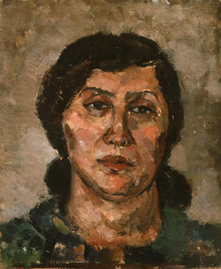 WikiOO.org - Encyclopedia of Fine Arts - Lukisan, Artwork Mark Rothko (Marcus Rothkowitz) - Head of Woman (Sonia Rothkowitz)
