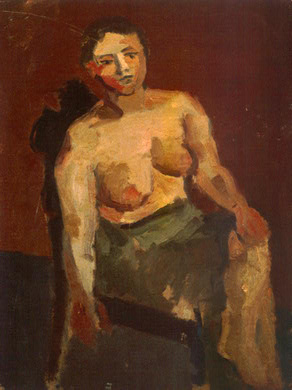 Wikioo.org - สารานุกรมวิจิตรศิลป์ - จิตรกรรม Mark Rothko (Marcus Rothkowitz) - Portrait of a Young Girl
