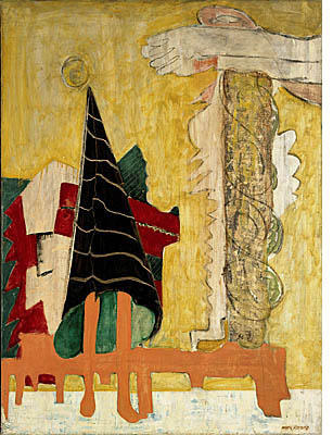 WikiOO.org - Encyclopedia of Fine Arts - Schilderen, Artwork Mark Rothko (Marcus Rothkowitz) - Sacrifice of Iphigenia