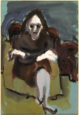 Wikioo.org - The Encyclopedia of Fine Arts - Painting, Artwork by Mark Rothko (Marcus Rothkowitz) - Seated Woman