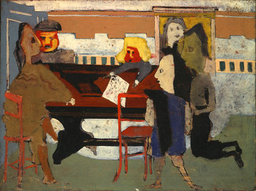 WikiOO.org - Encyclopedia of Fine Arts - Lukisan, Artwork Mark Rothko (Marcus Rothkowitz) - The Party