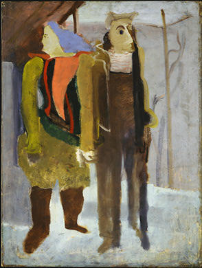 WikiOO.org - Enciclopedia of Fine Arts - Pictura, lucrări de artă Mark Rothko (Marcus Rothkowitz) - Untitled (man and woman holding hands)
