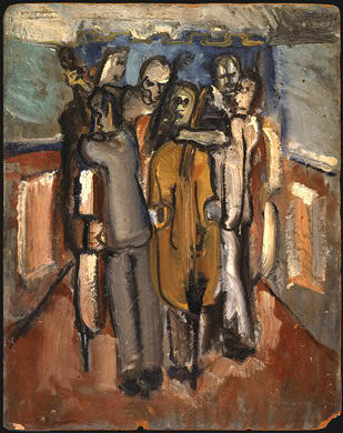 Wikioo.org - The Encyclopedia of Fine Arts - Painting, Artwork by Mark Rothko (Marcus Rothkowitz) - Untitled (musicians)