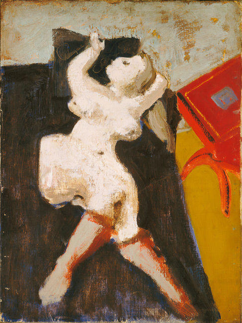 Wikioo.org - The Encyclopedia of Fine Arts - Painting, Artwork by Mark Rothko (Marcus Rothkowitz) - Untitled (reclining nude)