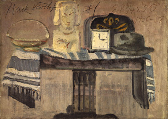 Wikioo.org - The Encyclopedia of Fine Arts - Painting, Artwork by Mark Rothko (Marcus Rothkowitz) - Untitled (still life) [recto]