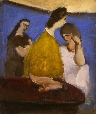 Wikioo.org – L'Enciclopedia delle Belle Arti - Pittura, Opere di Mark Rothko (Marcus Rothkowitz) - senza titolo tre  donne