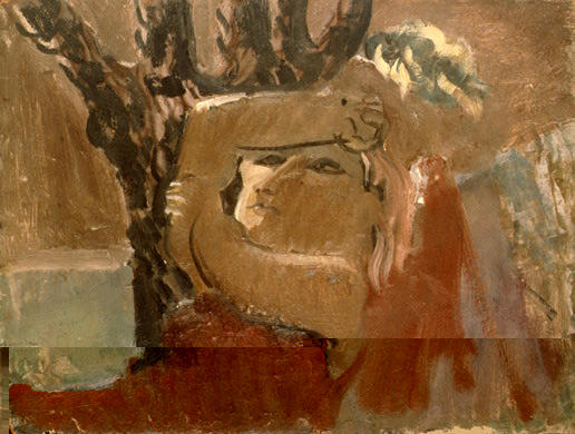 Wikioo.org - The Encyclopedia of Fine Arts - Painting, Artwork by Mark Rothko (Marcus Rothkowitz) - Untitled (woman under tree)