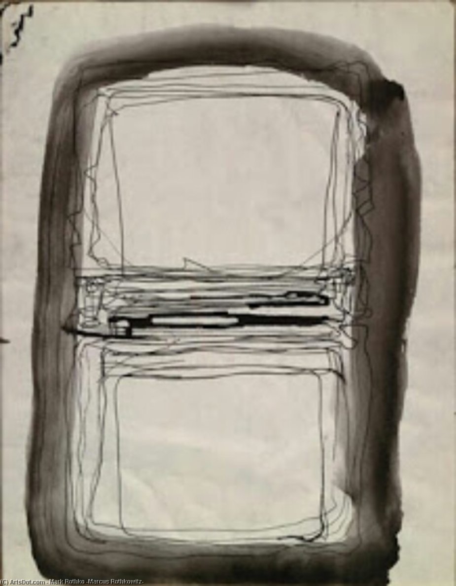 WikiOO.org - Encyclopedia of Fine Arts - Festés, Grafika Mark Rothko (Marcus Rothkowitz) - Untitled 124