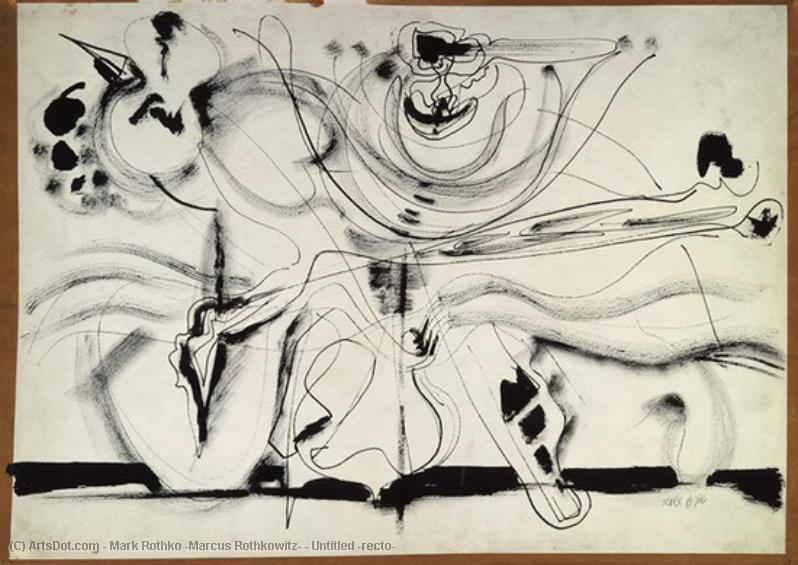 Wikioo.org – La Enciclopedia de las Bellas Artes - Pintura, Obras de arte de Mark Rothko (Marcus Rothkowitz) - Sin título a la derecha