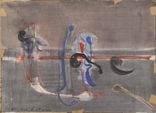 Wikioo.org - The Encyclopedia of Fine Arts - Painting, Artwork by Mark Rothko (Marcus Rothkowitz) - Untitled [verso] 2