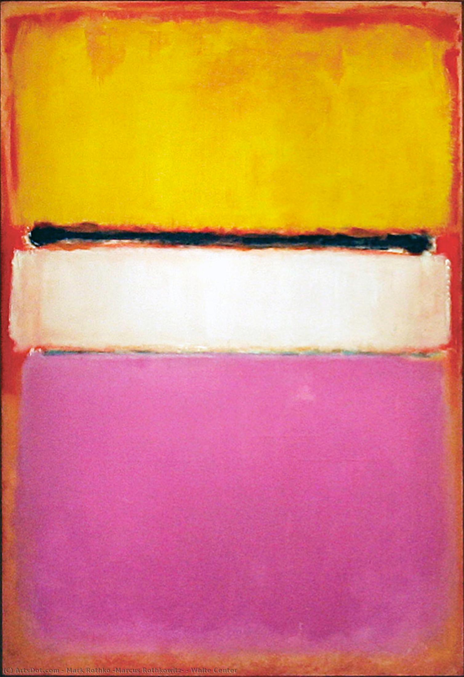 Wikioo.org - The Encyclopedia of Fine Arts - Painting, Artwork by Mark Rothko (Marcus Rothkowitz) - White Center