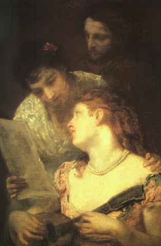 WikiOO.org - Enciclopedia of Fine Arts - Pictura, lucrări de artă Mary Stevenson Cassatt - A Musical Party