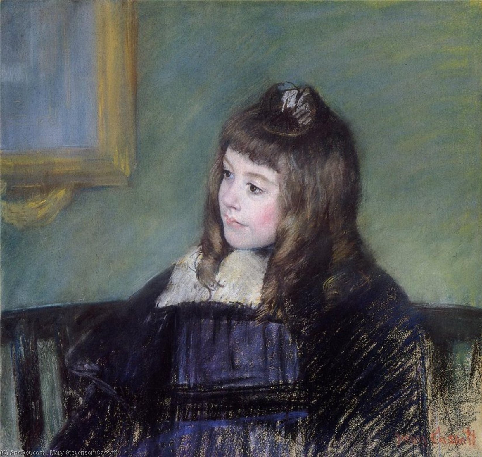 WikiOO.org - Enciclopedia of Fine Arts - Pictura, lucrări de artă Mary Stevenson Cassatt - Marie-Therese Gaillard