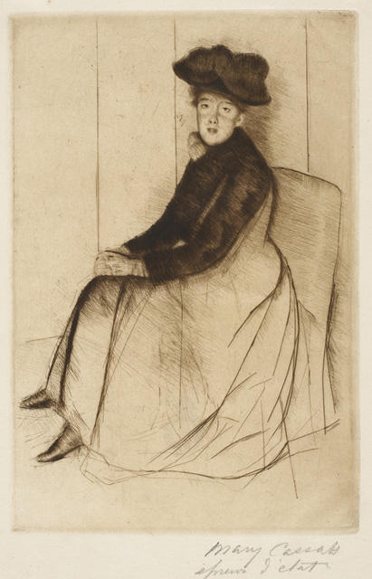 WikiOO.org - Енциклопедія образотворчого мистецтва - Живопис, Картини
 Mary Stevenson Cassatt - Reflection