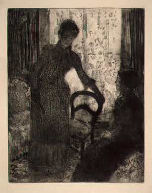 Wikioo.org - The Encyclopedia of Fine Arts - Painting, Artwork by Mary Stevenson Cassatt - The Visitor 1